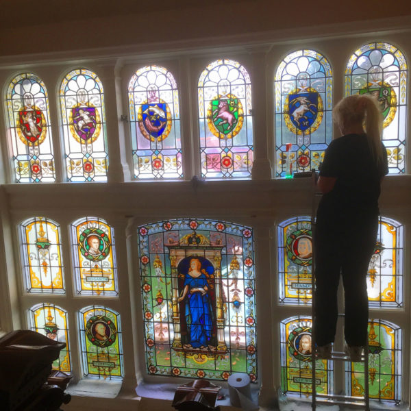 Restoration of historic stained glass